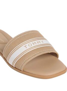 Sandalias Tommy Hilfiger mules tostado para mujer