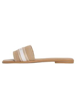 Sandalias Tommy Hilfiger mules tostado para mujer
