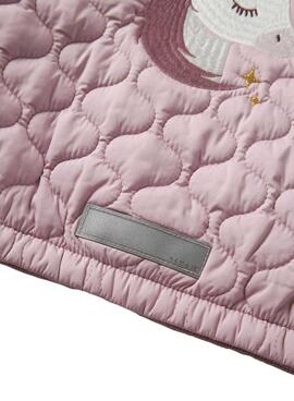 Chaqueta acolchada Name It Marlon rosa para niña