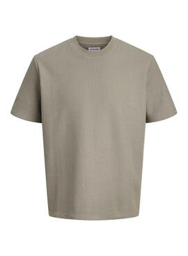 Camiseta Jack and Jones Austin beige para hombre