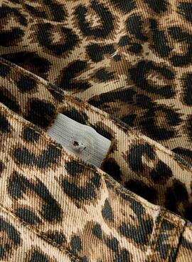 Shorts Name It Rosees leopardo para niña