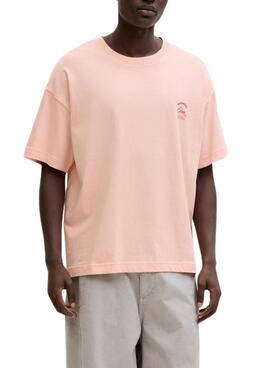 JORMONTAUK BACK GRAPHIC TEE SSCN Peach Melba