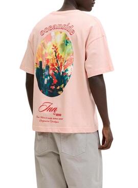 JORMONTAUK BACK GRAPHIC TEE SSCN Peach Melba