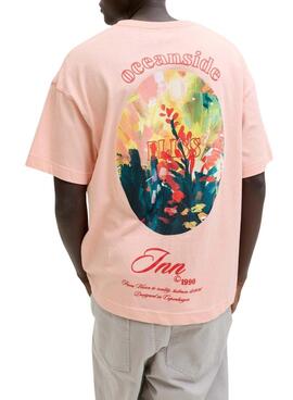 JORMONTAUK BACK GRAPHIC TEE SSCN Peach Melba
