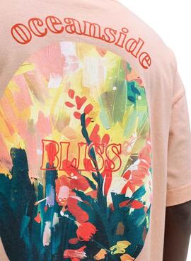 JORMONTAUK BACK GRAPHIC TEE SSCN Peach Melba