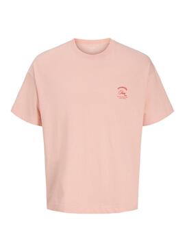 JORMONTAUK BACK GRAPHIC TEE SSCN Peach Melba