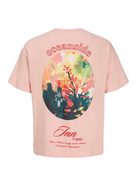 JORMONTAUK BACK GRAPHIC TEE SSCN Peach Melba