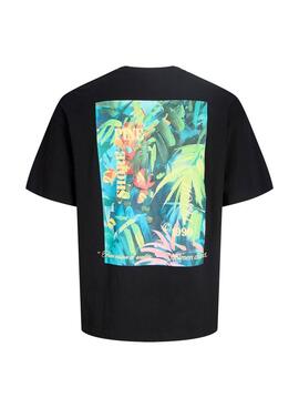 Camiseta Jack and Jones Montauk negro para hombre