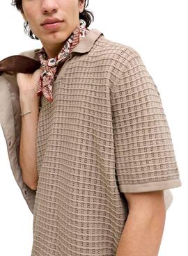 Polo Jack and Jones Nantucket beige para hombre
