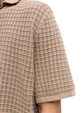 Polo Jack and Jones Nantucket beige para hombre
