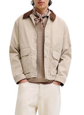 Polo Jack and Jones Nantucket beige para hombre