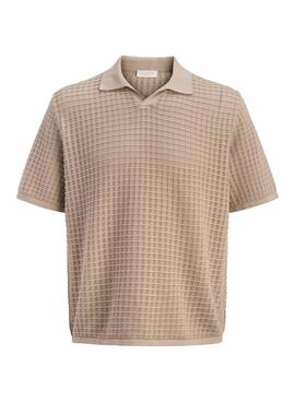 Polo Jack and Jones Nantucket beige para hombre
