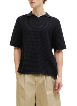 Polo Jack and Jones Nantucket negro para hombre