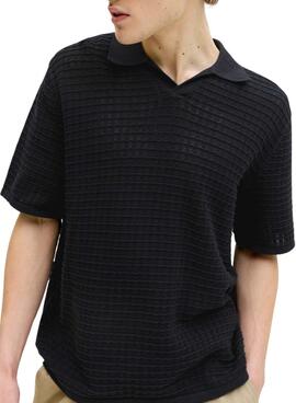 Polo Jack and Jones Nantucket negro para hombre