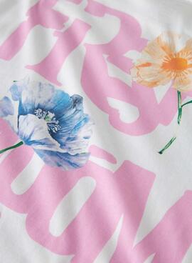 Camiseta Name It Darmilla blanco para niña