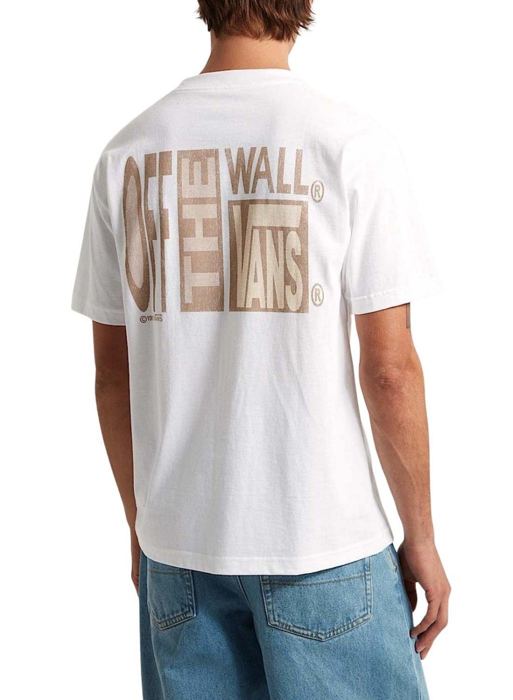 Camiseta Vans Stretch Srack blanco para hombre
