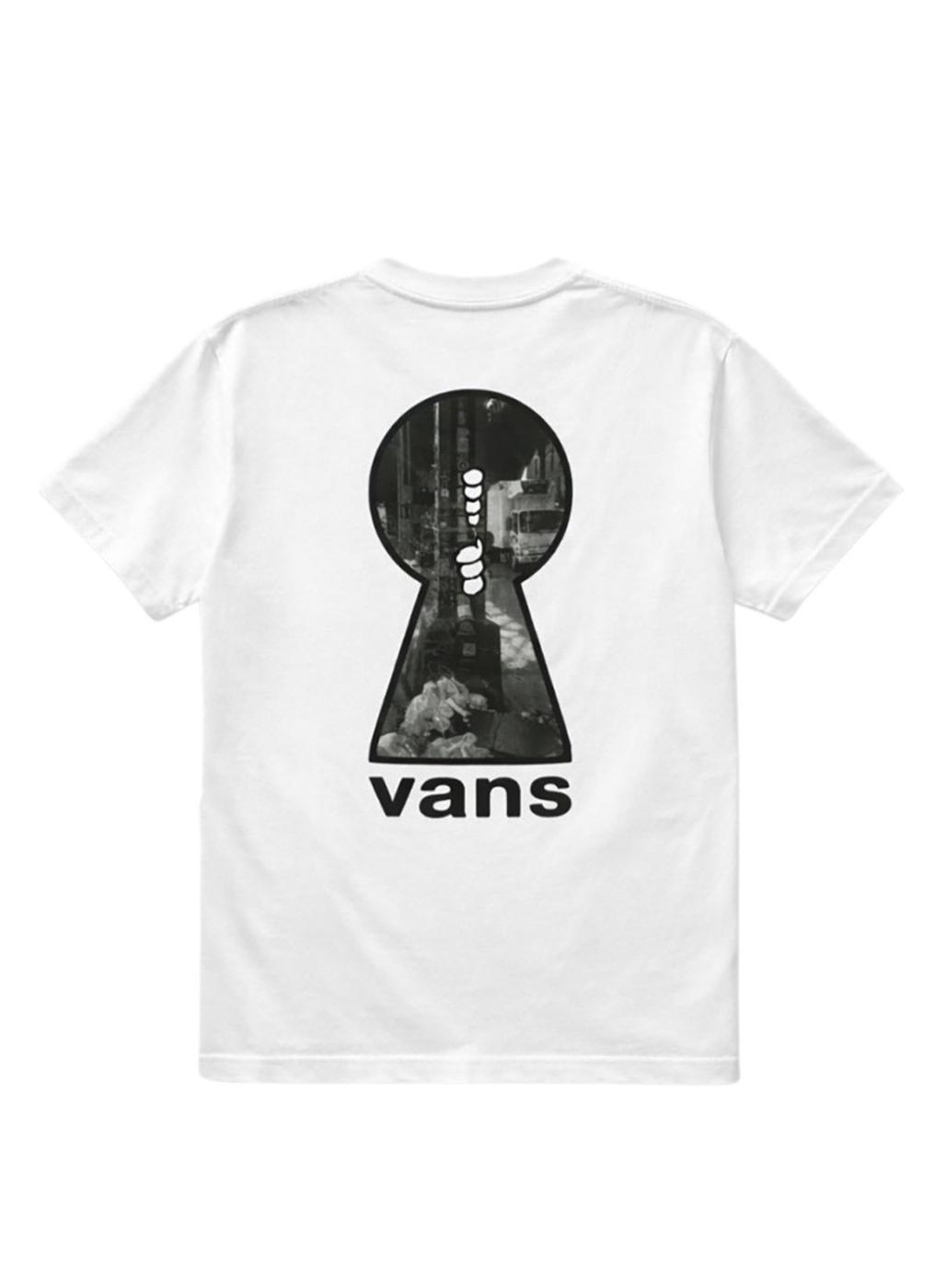 Camiseta Vans Keyhole blanco para hombre
