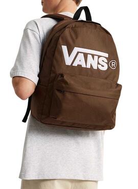 Mochila Vans Old Skool Drop V marrón para hombre y mujer

