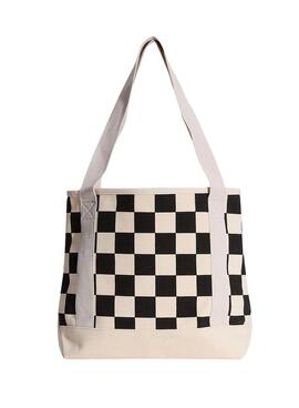 Bolso Vans Pergs blanco y negro para hombre y mujer