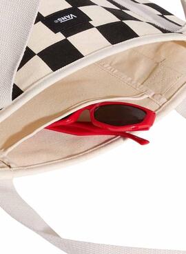 Bolso Vans Pergs blanco y negro para hombre y mujer
