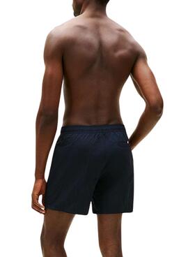 Bañador Tommy Hilfiger logo azul marino para hombre