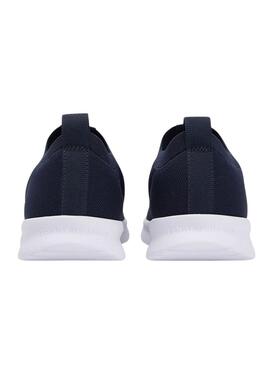 Zapatillas Tommy Hilfiger Knitted Runner azul para hombre