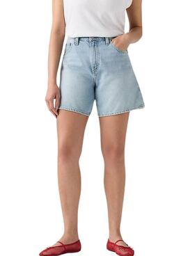 Bermuda vaquera Levis High Baggy para mujer