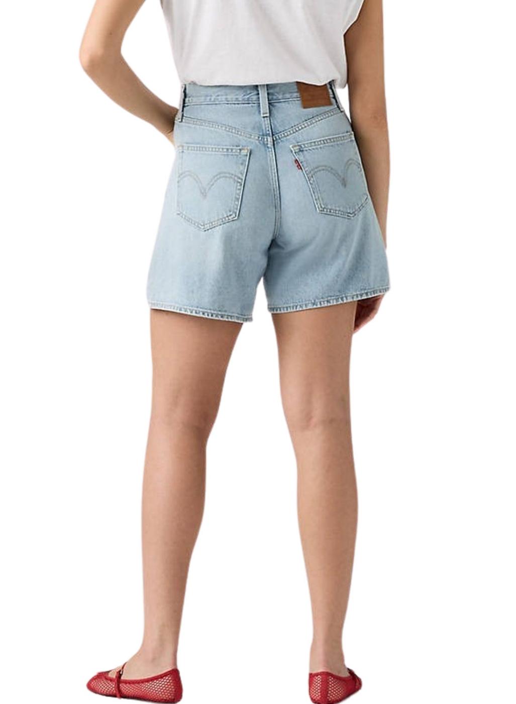 Bermuda vaquera Levis High Baggy para mujer
