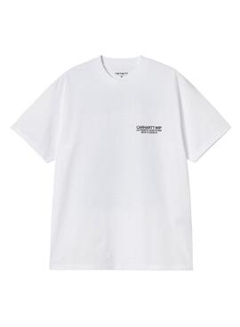 Camiseta Carhartt Sean Hamilton blanco para hombre