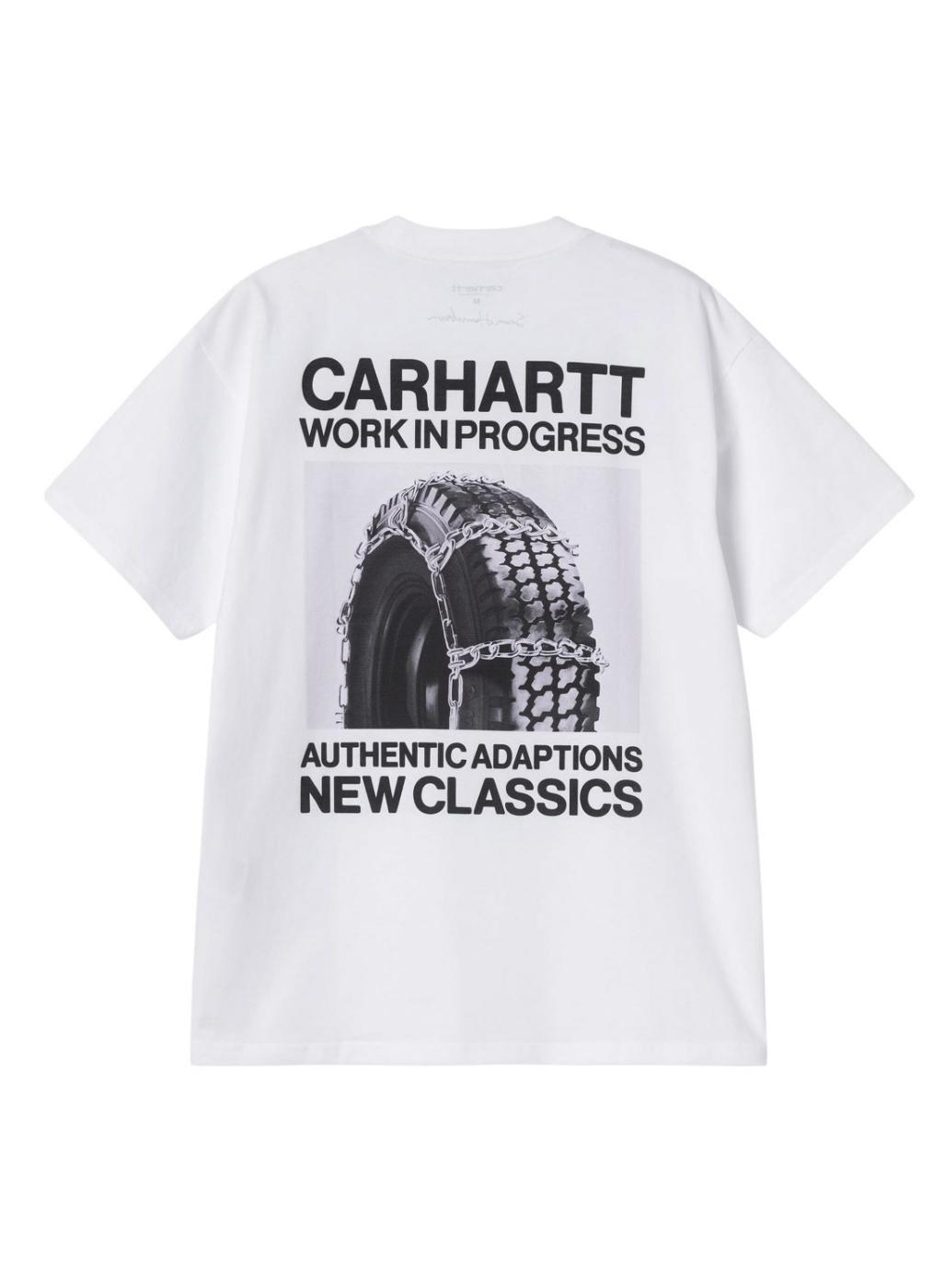 Camiseta Carhartt Sean Hamilton blanco para hombre