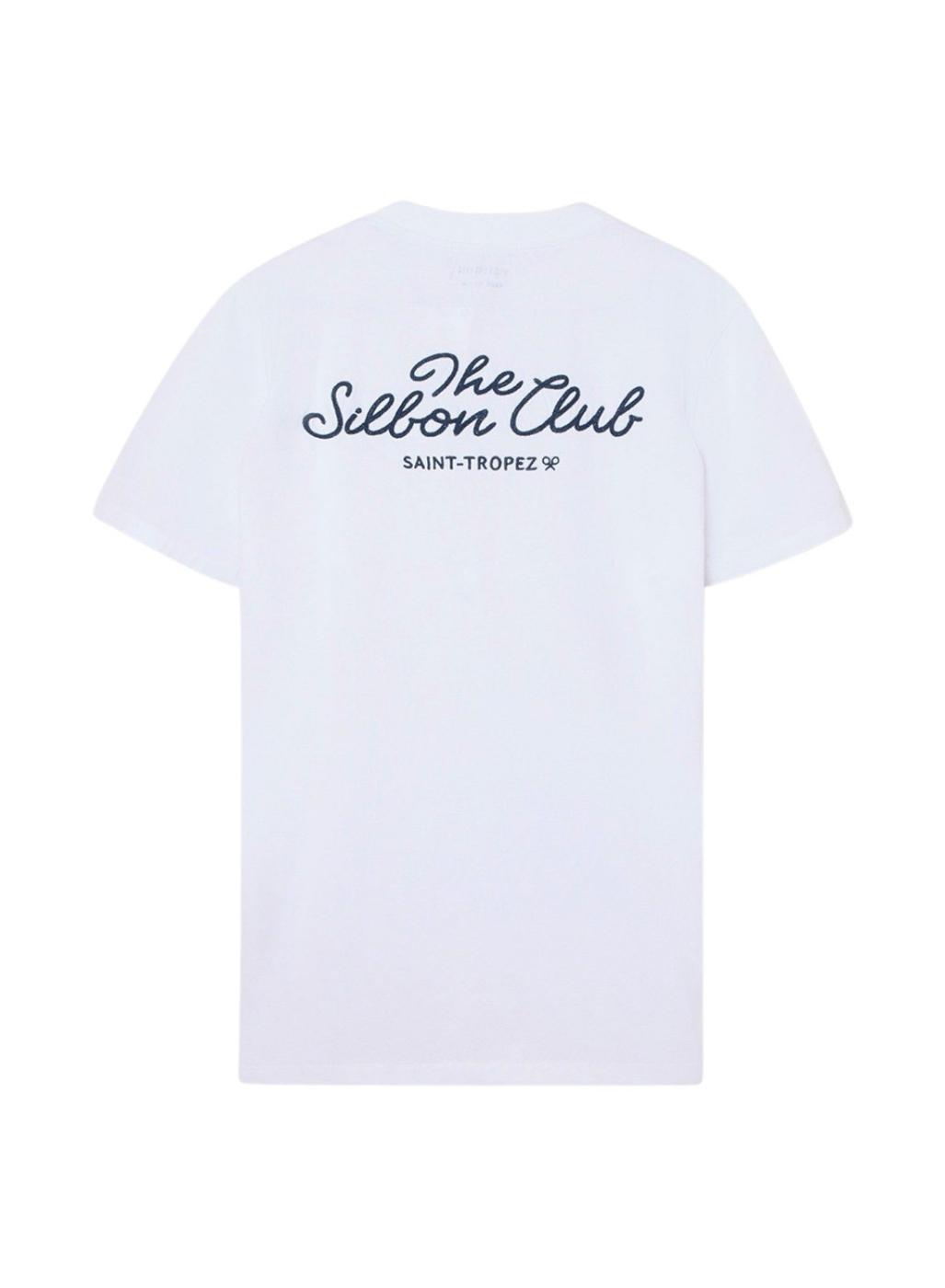 Camiseta Silbon The Club Saint Tropez blanco para hombre