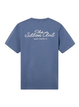 Camiseta Silbon The Club Saint Tropez azul para hombre