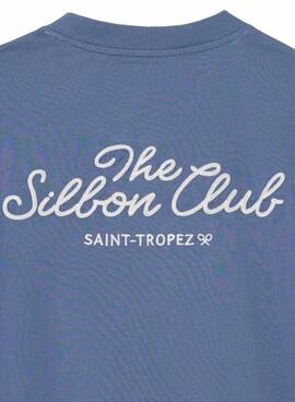 Camiseta Silbon The Club Saint Tropez azul para hombre