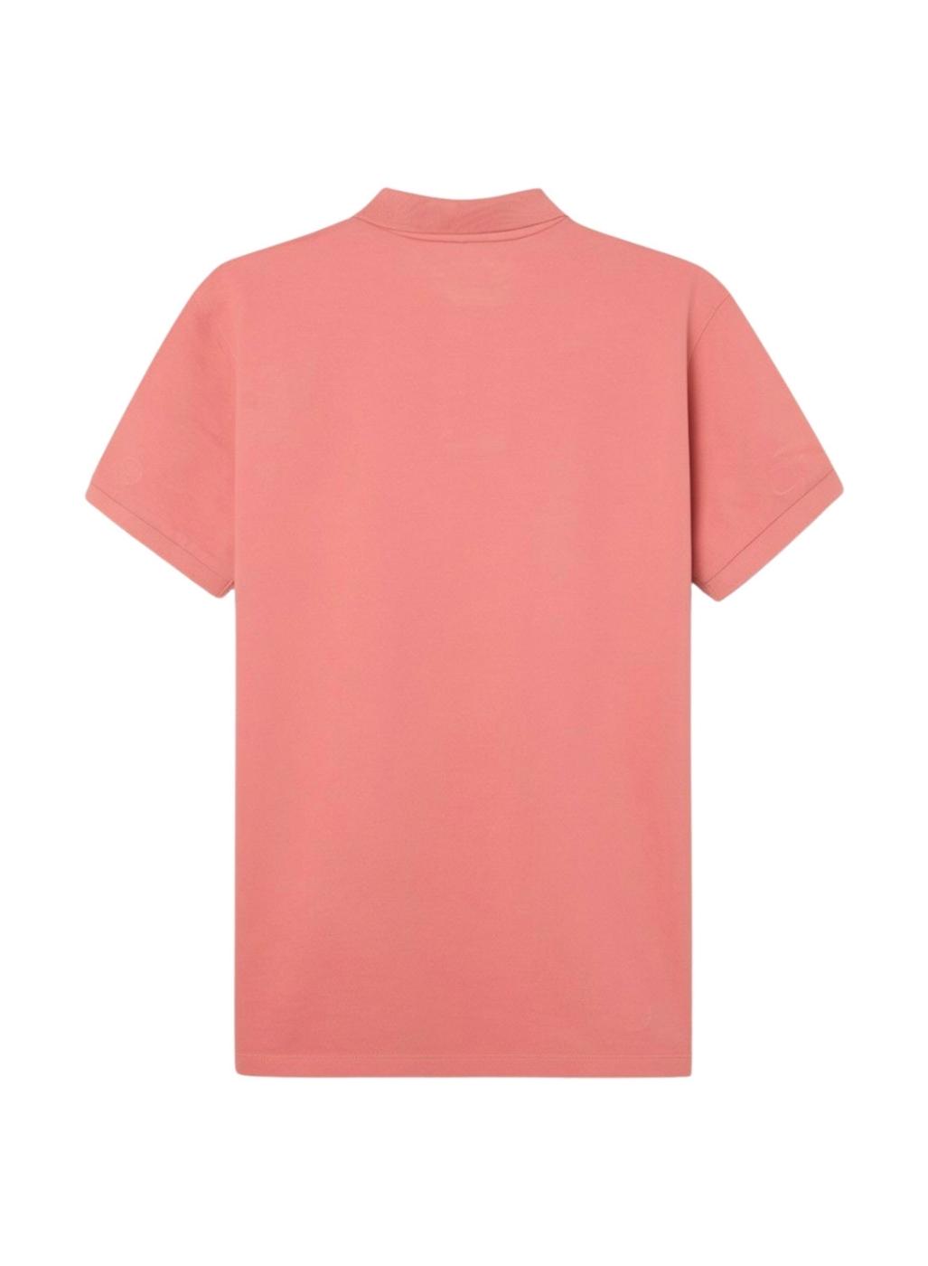 Polo Silbon cásico coral para hombre

