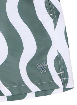Bañador Silbon waves verde para hombre
