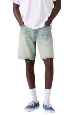 Bermuda vaquera Levis 468 Loose azul claro para hombre
