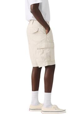 Bermudas Levis Carrier Cargo beige para hombre