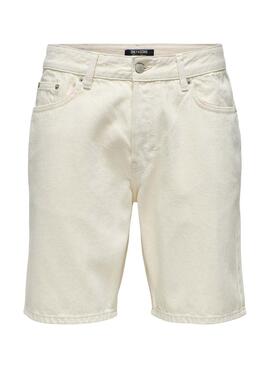 Bermudas Only and Sons Sedge beige para hombre
