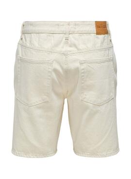 Bermudas Only and Sons Sedge beige para hombre