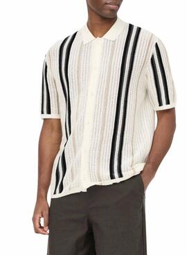 Polo Only and Sons Leon beige para hombre