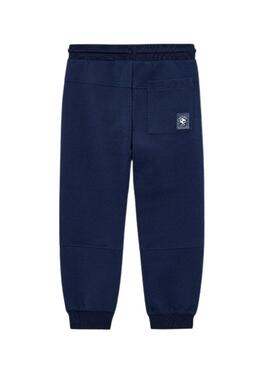 Pantalón jogger azul marino con cremalleras para niño