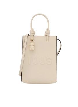 Bolso Tous mini Pop La Rue New beige para mujer