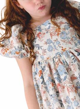 Vestido Mayoral estampado floral multicolor para niña