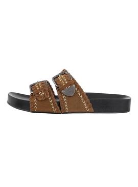Sandalias Pepe Jeans Agnes marrón para mujer