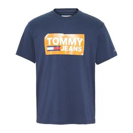 Camiseta Tommy Jeans Scratched Marino Hombre