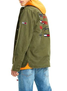 Chaqueta Tommy Jeans Cargo Verde Hombre