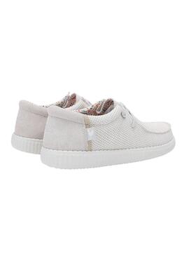 Zapatos Walkin Pitas Gaia beige para mujer