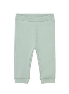 Pack 2 pantalones Mayoral acanalados mostaza y verde agua para bebé