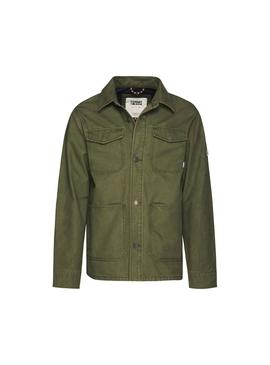 Chaqueta Tommy Jeans Cargo Verde Hombre