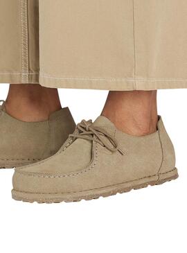 Zapatos Birkenstock Utti Lace beige para hombre